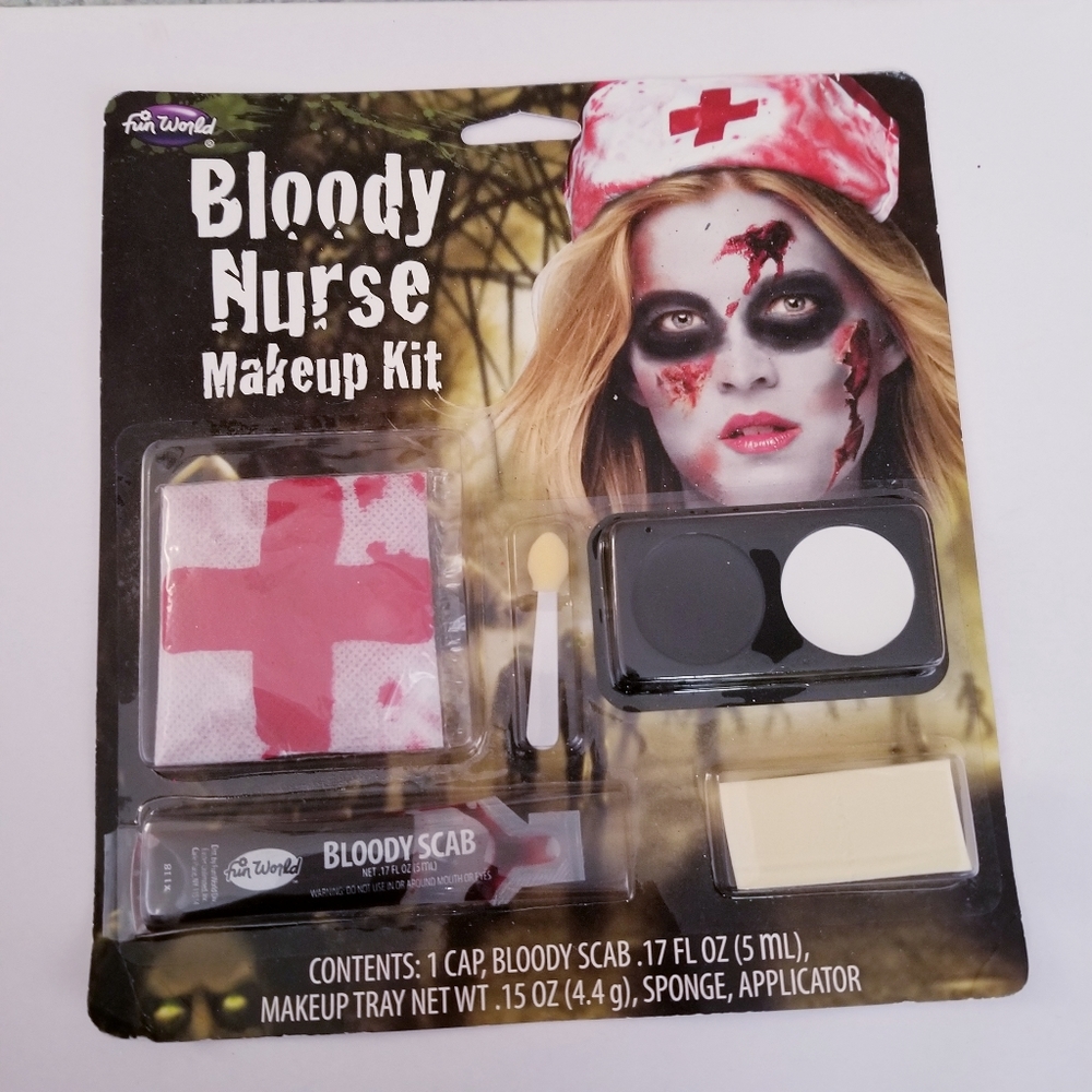 Halloween Costume "Bloody Nurse" Kit New